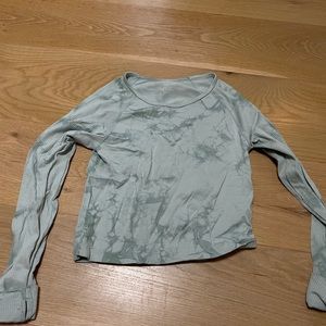 long sleeve workout top